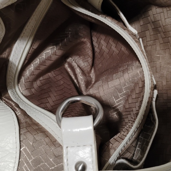 SALE! Cole Haan Genevieve Woven Leather Triangle Shoulder Bag (#36) - Picture 12 of 13